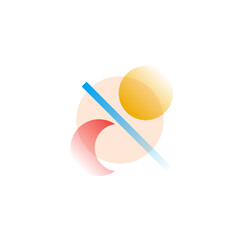 Theme. Vector icon in gradient style. Editable illustration