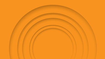 Obraz premium Bright orange stacked circle background