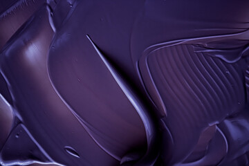 Purple cream texture background, cosmetic product and makeup backdrop for luxury beauty brand,...