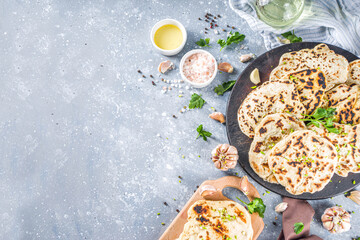 Indian naan flat bread