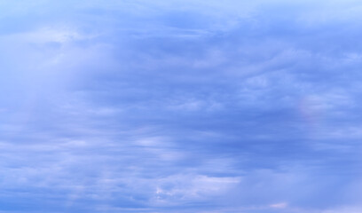 Blue sky background. Copy space. 