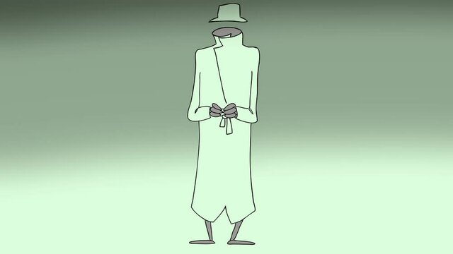EXHIBITIONIST,Exhibitionist  shows to the people something he got.
Exhibitionist  shows to the people something he got.4K.2D cartoon animation. 