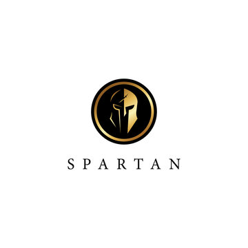 spartan logo design. logo template