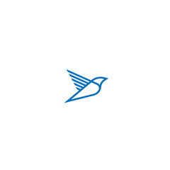 bird logo design. logo template