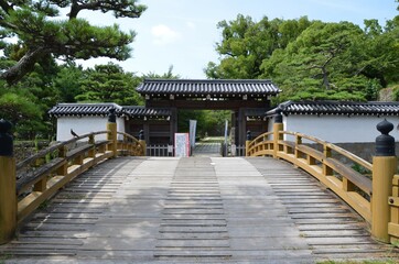 和歌山城 大手門と一の橋