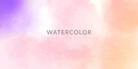 Abstract Water Color Brushed Painted Background. Abstract Watercolor brush stroked painting. Soft colored abstract background design. Watercolor painting background texture effect.