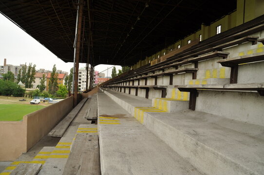 Former football stadium in Budapest, Hungary.