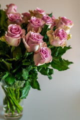bouquet of pink roses