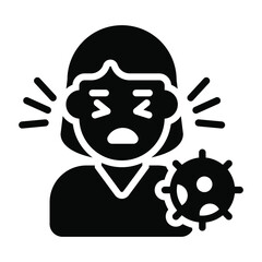 Corona Australis Healthcare Medical, vector graphic Illustration Icon.