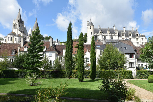 Cit&eacute; royale de Loches en Touraine, France