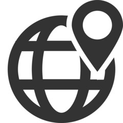 Gps line icon