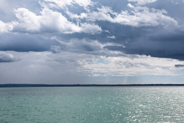 Obraz premium View over lake Garda, Italy