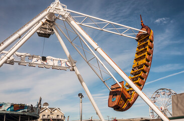 theme park in Old Orchard Beach in Maine, USA