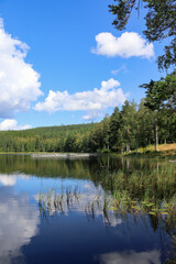 Lake Kramstatjärn in the forest, Järvsö