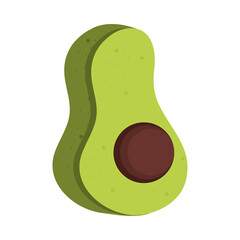 slice avocado fresh