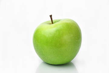 Green apple isolated on white background