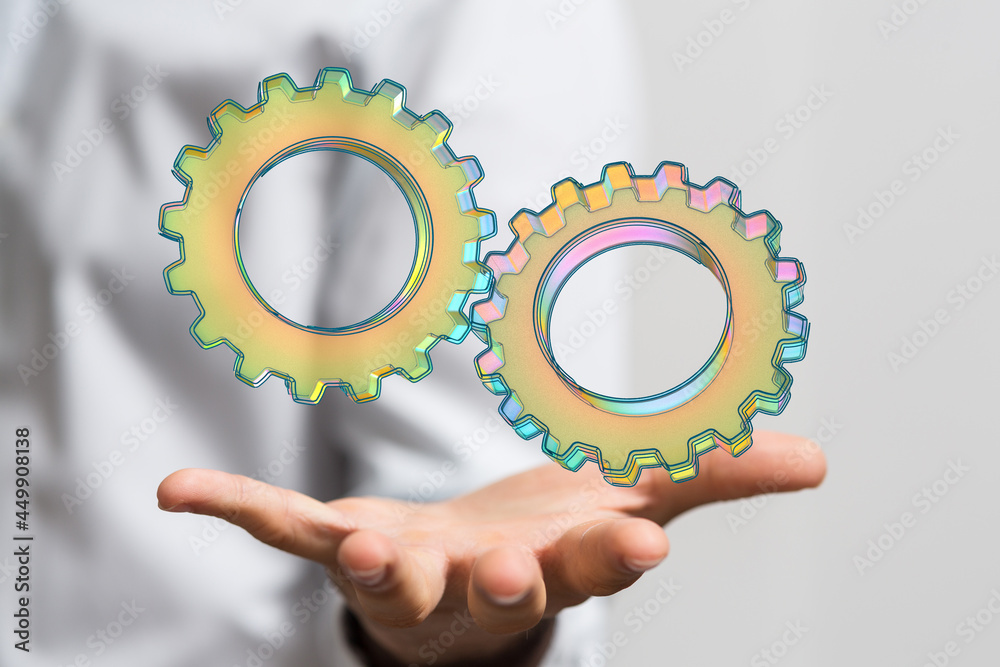 Poster cogs and gear wheel mechanisms..