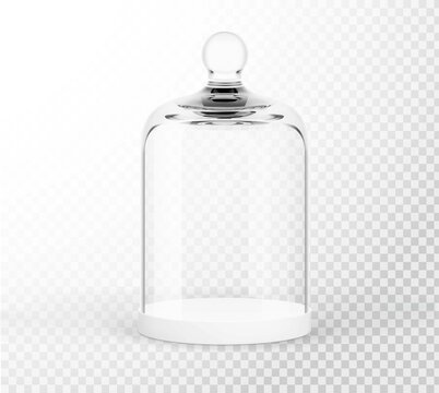 High realistic glass cover isolated on transparent background. Vector illustration. EPS10. Ready for presentation your product.	