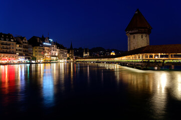 Obraz na płótnie Canvas Pont de Lucerne Suisse