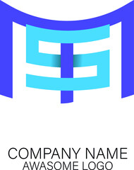 ms letter logo