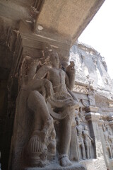 Fototapeta na wymiar インド　世界遺産エローラ石窟群