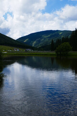 Fototapeta na wymiar Landscape, beautiful Alps mountains in Austria.