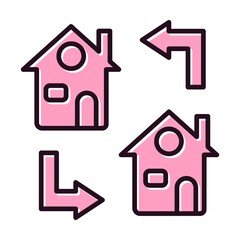 Transfer Filled Vector Icon Design