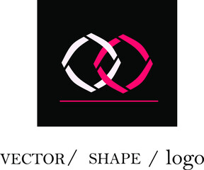 colorful letter and geometric shaped logo, icon and pattern designs
