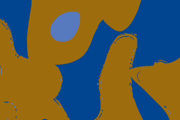 Blue and brown dynamic background. Abstract vector.Digital curve design. 2D rendering digital illustration.