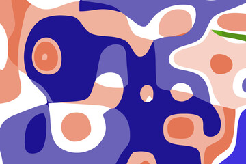 Colorful dynamic background. Abstract vector.Digital curve design. 2D rendering digital illustration.