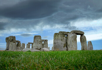 Dolmen Stonehenge England. United Kingdom. Prehistoric monument Salisbury Plain Wiltshire Amesbury.