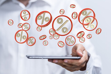 good sale discount in hand.