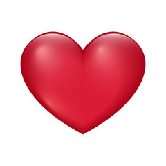 Heart Silhouette Love Symbol Shape Minimalist Icon.