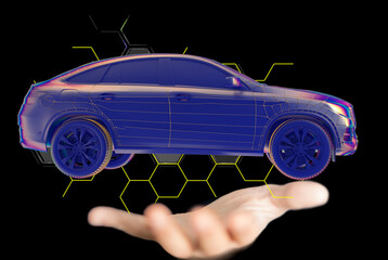 autonomous online car sharing service controlled