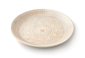 Empty vintage decorative dish