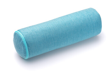 Blue neck roller pillow