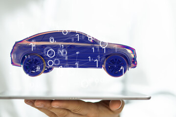 autonomous online car sharing service controlled