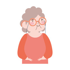cute granny character