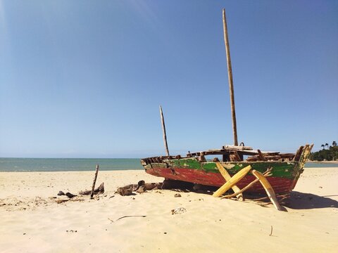 boat on the beach