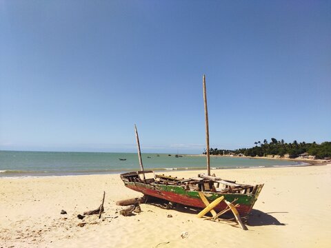 boat on the beach