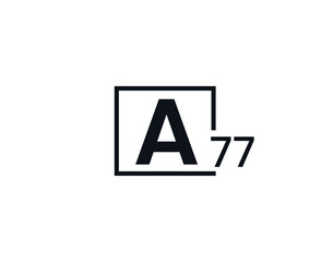 A77, 77A Initial letter logo
