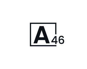 A46, 46A Initial letter logo