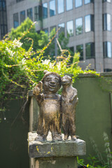 unknown sculpture of a garden gnome