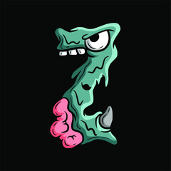 Z Monster Typography