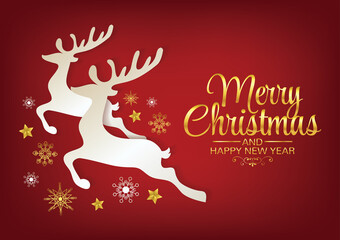 merry christmas art vector