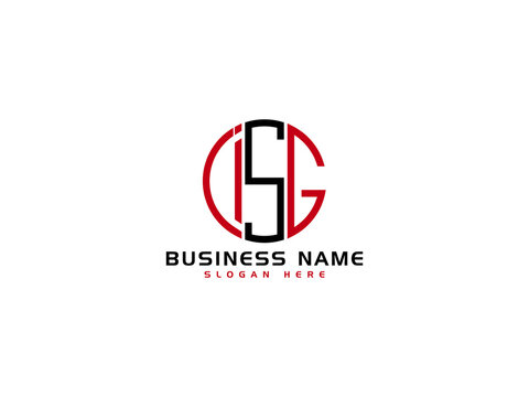 Letter ISG Logo Iocn Vector Image For Business