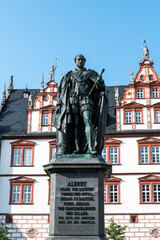 Naklejka premium Germany, Coburg, statue of King Albert I