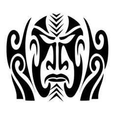 Maori warrior tribal tattoo design 마오리 트라이벌 문신 디자인