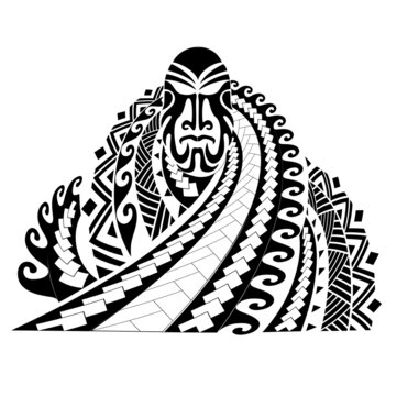 Maori warrior tribal tattoo design shoulder 마오리 트라이벌 문신 디자인