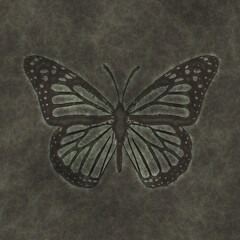 Fototapeta na wymiar Bronze monarch butterfly background